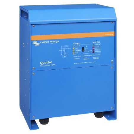Inversor Onda senoidal pura Victron Quattro Con Cargador 24V/5000W-120-100-100