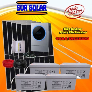 Kit solar con baterías 7170W/11270W 48V