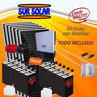 Kit solar con baterías 9540W/14850W 24V