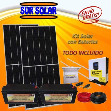 Kit solar con baterías 3220W/5060W 24V