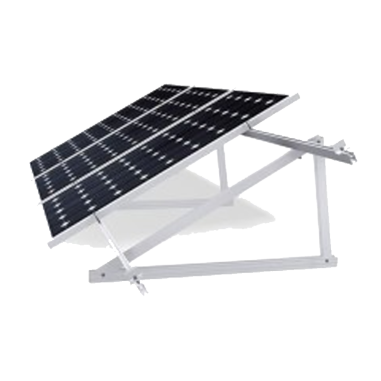 Soporte para 4 placas solares inclinado 15º  (paneles hasta 2400x1134mm)