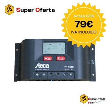 Regulador de carga PWM Steca Solarix...