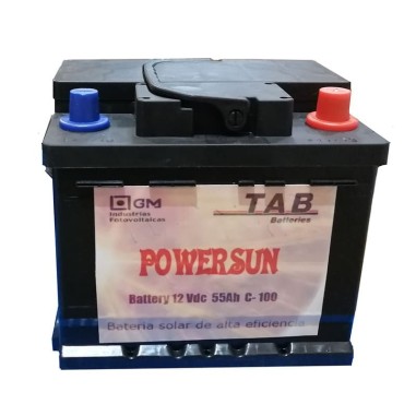 Batería POWER SUN marca TAB solar...
