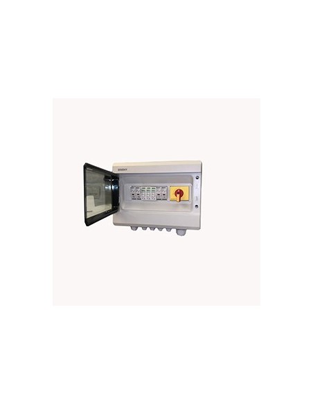 Caja combinadora con protecciones 2 Strings,fusibles 15A, disyuntor 32A , 1000 vdc , BENY
