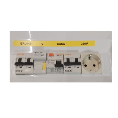 Cuadro de Protecciones Preinstalado 40A