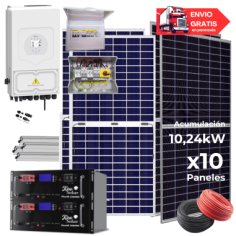 Kit solar Deye 6KW con...
