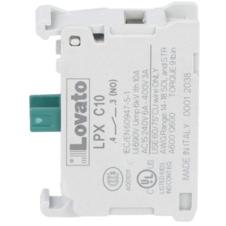 Contacto auxiliar Lovato LPX C10