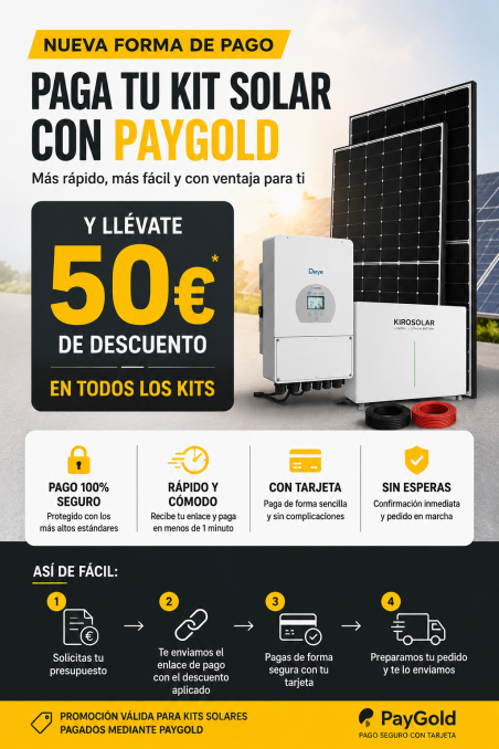 Kit autoconsumo Deye 12KW