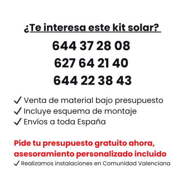 Kit autoconsumo Deye 12KW