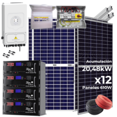 Kit solar Deye 8KW con...