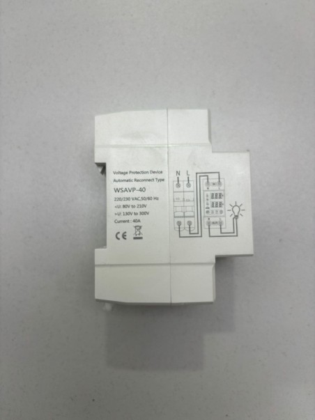 Relé de Control de Voltaje Ajustable WSVP-63