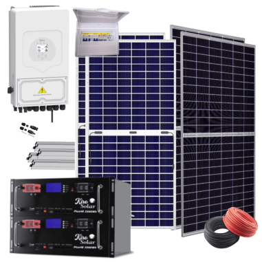 Kit solar Deye 8KW con baterías...