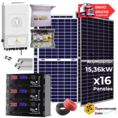 Kit solar Deye 8kW con...