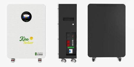 Batería de Litio KiroSolar Plus BL48+ 16kW 51,2V 314Ah (Suelo con Ruedas)