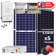 Kit solar Deye 5KW con...