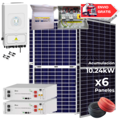 Kit solar Deye 6KW con...