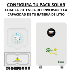 Pack Solar Inversor Deye +...