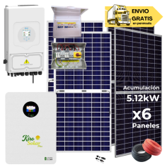 Kit solar Deye 5KW con...