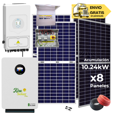 Kit solar Deye 5KW con baterías...