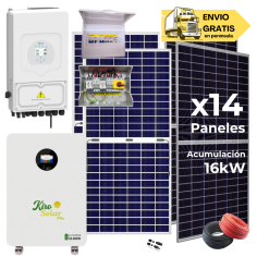 Kit solar Deye 8KW con...