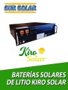 Baterias Solares de Litio Kiro Solar