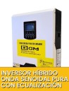 Inversor híbrido Onda senoidal pura con ecualización